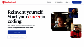 What Redlambda.com website looked like in 2021 (3 years ago)
