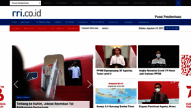 What Rri.co.id website looked like in 2021 (3 years ago)