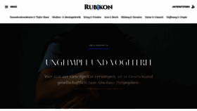 What Rubikon.news website looked like in 2021 (2 years ago)