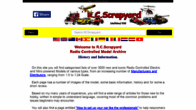 What Rcscrapyard.net website looked like in 2021 (2 years ago)