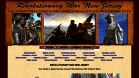 What Revolutionarywarnewjersey.com website looked like in 2021 (3 years ago)