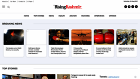 What Risingkashmir.com website looked like in 2021 (2 years ago)