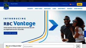 What Royalbank.com website looked like in 2021 (2 years ago)