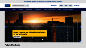 What Ryerson.ca website looked like in 2021 (2 years ago)