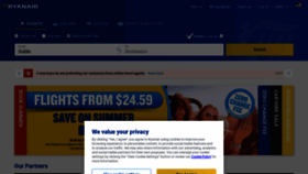 What Ryanair.com website looked like in 2021 (2 years ago)