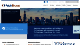What Rubinbrown.com website looked like in 2021 (3 years ago)
