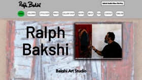 What Ralphbakshi.com website looked like in 2021 (2 years ago)