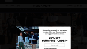 What Rockport.com website looked like in 2021 (2 years ago)