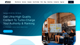 What Ranking-articles.com website looked like in 2021 (4 years ago)