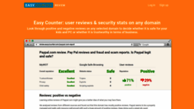 What Review.easycounter.com website looked like in 2021 (2 years ago)