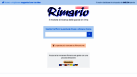 What Rimario.net website looked like in 2021 (2 years ago)