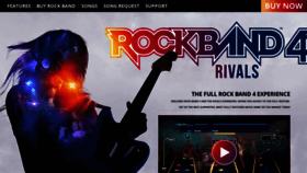 What Rockband4.com website looked like in 2021 (2 years ago)