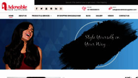What Realindianhair.com website looked like in 2021 (2 years ago)