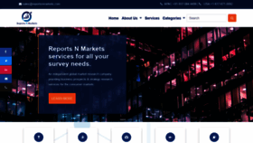 What Reportsnmarkets.com website looked like in 2021 (2 years ago)