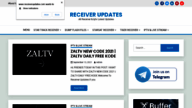 What Receiverupdates.com website looked like in 2021 (2 years ago)