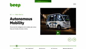 What Ridebeep.com website looked like in 2021 (2 years ago)