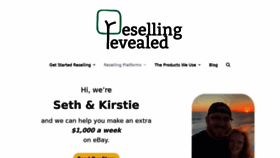 What Resellingrevealed.com website looked like in 2021 (2 years ago)