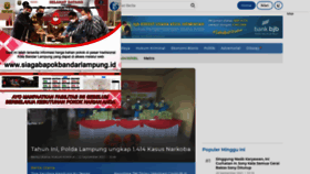 What Radarlampung.co.id website looked like in 2021 (2 years ago)