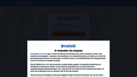 What Ratsit.se website looked like in 2021 (2 years ago)