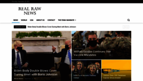 What Realrawnews.com website looked like in 2021 (2 years ago)