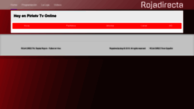What Rojadirecta.blog website looked like in 2021 (2 years ago)