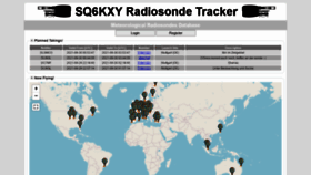 What Radiosondy.info website looked like in 2021 (2 years ago)