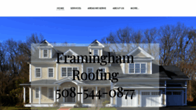 What Roofingframinghamma.com website looked like in 2021 (2 years ago)