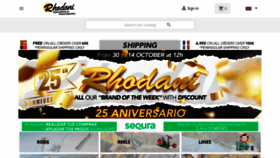 What Rhodani.com website looked like in 2021 (2 years ago)