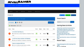What Rivalgamer.com website looked like in 2021 (2 years ago)