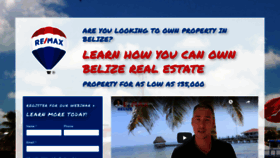 What Remaxbelizerealestate.com website looked like in 2021 (3 years ago)