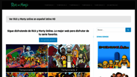 What Rickymortylatino.com website looked like in 2021 (2 years ago)