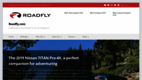 What Roadfly.com website looked like in 2021 (2 years ago)