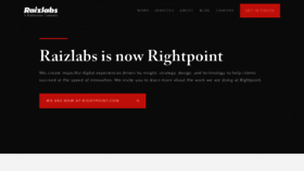 What Raizlabs.com website looked like in 2021 (3 years ago)