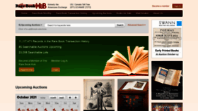 What Rarebookhub.com website looked like in 2021 (2 years ago)