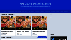 What Readvinlandsaga.com website looked like in 2021 (2 years ago)