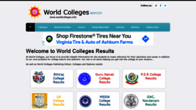 What Results.worldcolleges.info website looked like in 2021 (2 years ago)