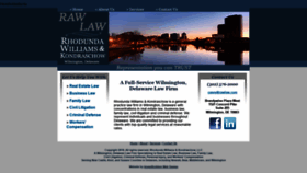 What Rawlaw.com website looked like in 2021 (2 years ago)