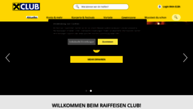 What Raiffeisen-club.at website looked like in 2021 (2 years ago)