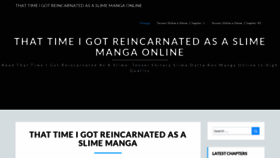 What Reincarnatedasaslime.com website looked like in 2021 (2 years ago)