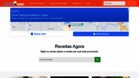 What Receitasagora.com.br website looked like in 2021 (3 years ago)