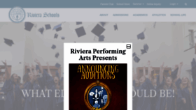 What Rivieraschools.com website looked like in 2021 (2 years ago)