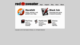What Redsweater.com website looked like in 2021 (2 years ago)
