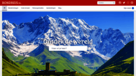 What Rondreis.nl website looked like in 2021 (2 years ago)