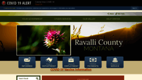 What Ravalli.us website looked like in 2021 (2 years ago)