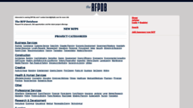 What Rfpdb.com website looked like in 2021 (2 years ago)