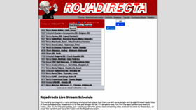 What Rojadirectaorg.com website looked like in 2021 (2 years ago)
