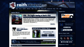 What Raithrovers.net website looked like in 2021 (2 years ago)