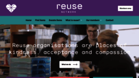 What Reuse-network.org.uk website looked like in 2021 (2 years ago)