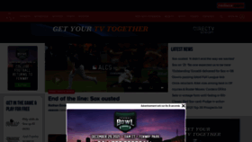 What Redsox.com website looked like in 2021 (2 years ago)