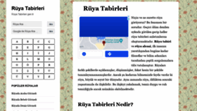 What Ruyatabirleri.gen.tr website looked like in 2021 (2 years ago)